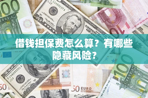 武汉借钱担保费怎么算？有哪些隐藏风险？