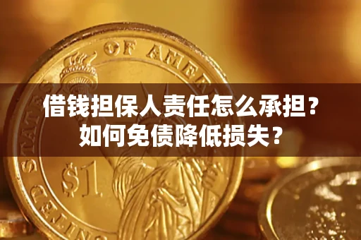 武汉借钱担保人责任怎么承担？如何免债降低损失？
