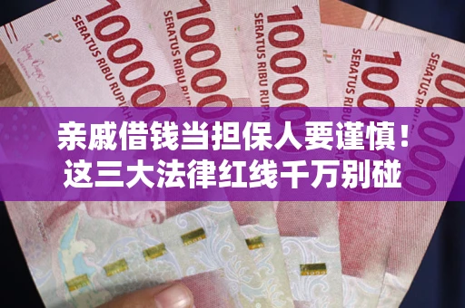 武汉亲戚借钱当担保人要谨慎！这三大法律红线千万别碰