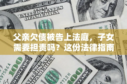 武汉父亲欠债被告上法庭，子女需要担责吗？这份法律指南必须看完