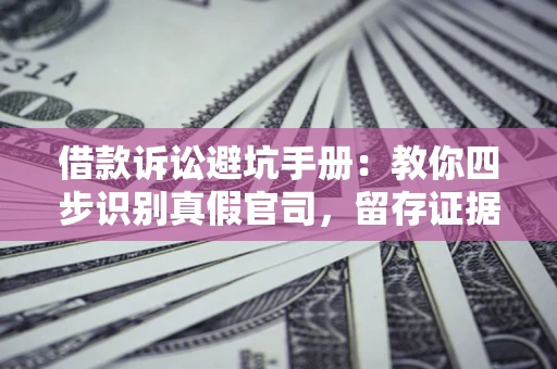 武汉借款诉讼避坑手册：教你四步识别真假官司，留存证据不踩雷