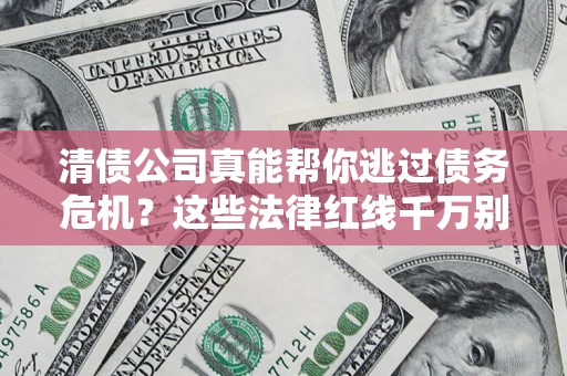 武汉清债公司真能帮你逃过债务危机？这些法律红线千万别踩