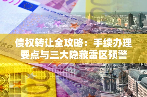 武汉债权转让全攻略：手续办理要点与三大隐藏雷区预警