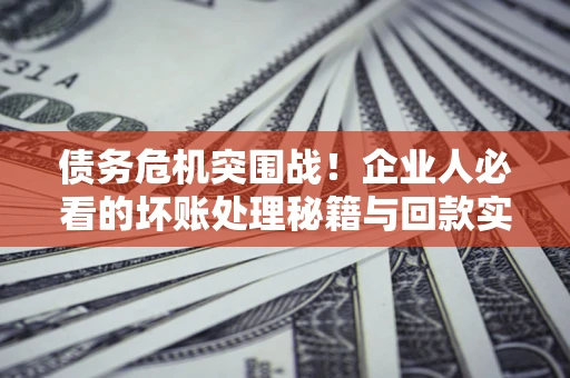 武汉债务危机突围战！企业人必看的坏账处理秘籍与回款实战指南