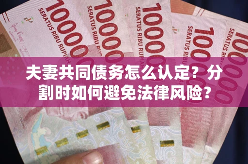 武汉夫妻共同债务怎么认定？分割时如何避免法律风险？